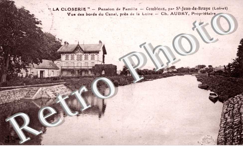 La Closerie, Pension de Famille, Combleux, proprietaire Ch. Aubry