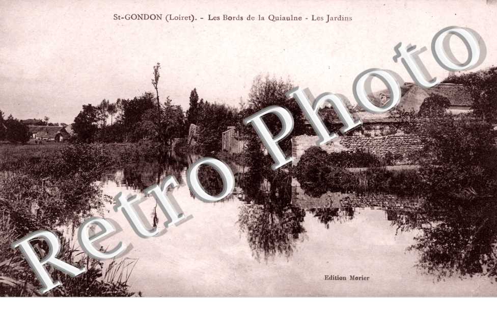 Les bords de la Quiaulne, les jardins