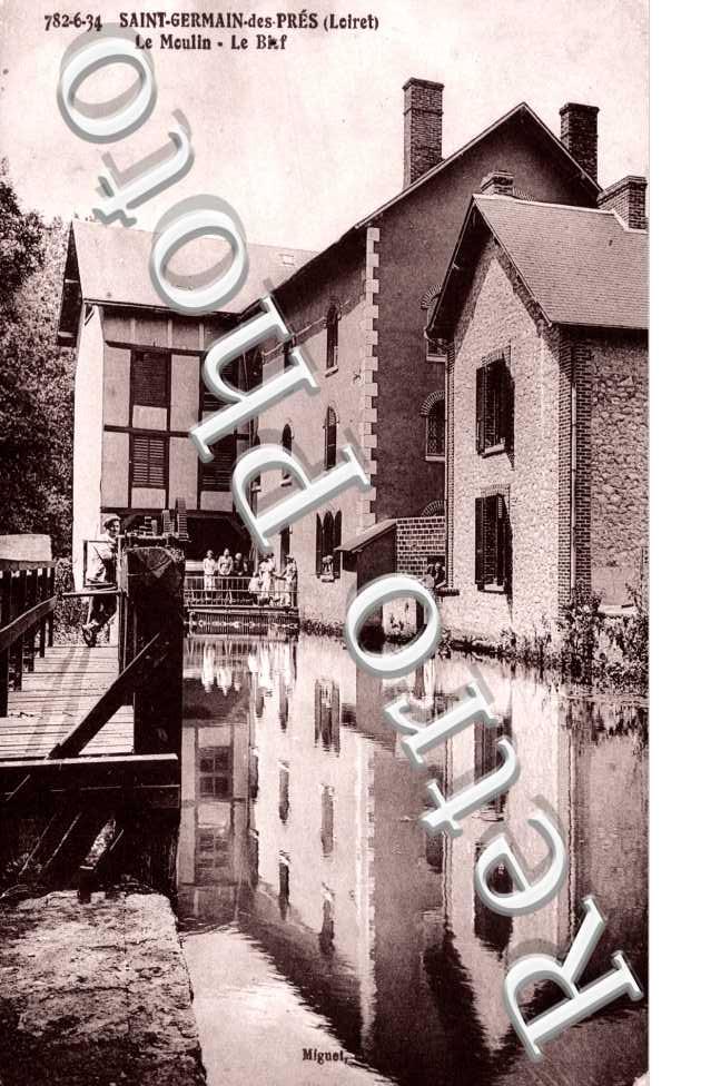 le moulin, le bief