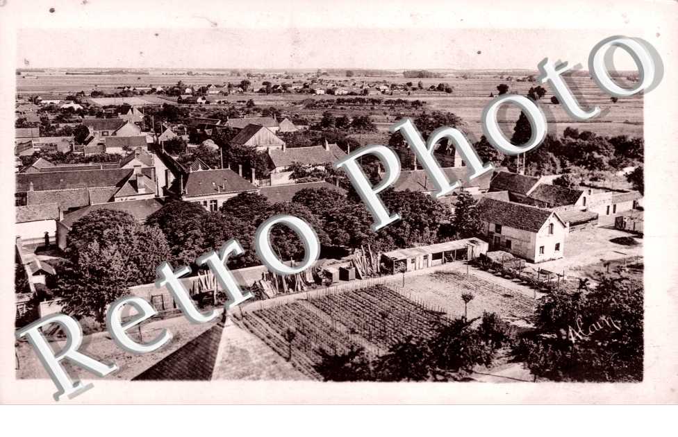les jardins et la ferme monastique, vue sur Fleury