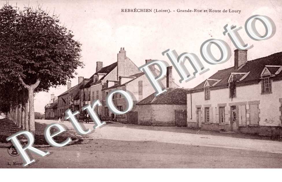 Grande rue et route de Loury