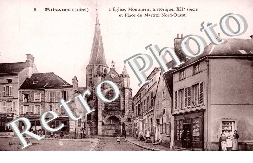 l'eglise et place du Martroi