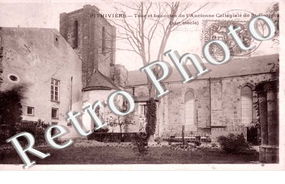 Tours et bas cotes de l'ancienne collegiale de Saint Georges