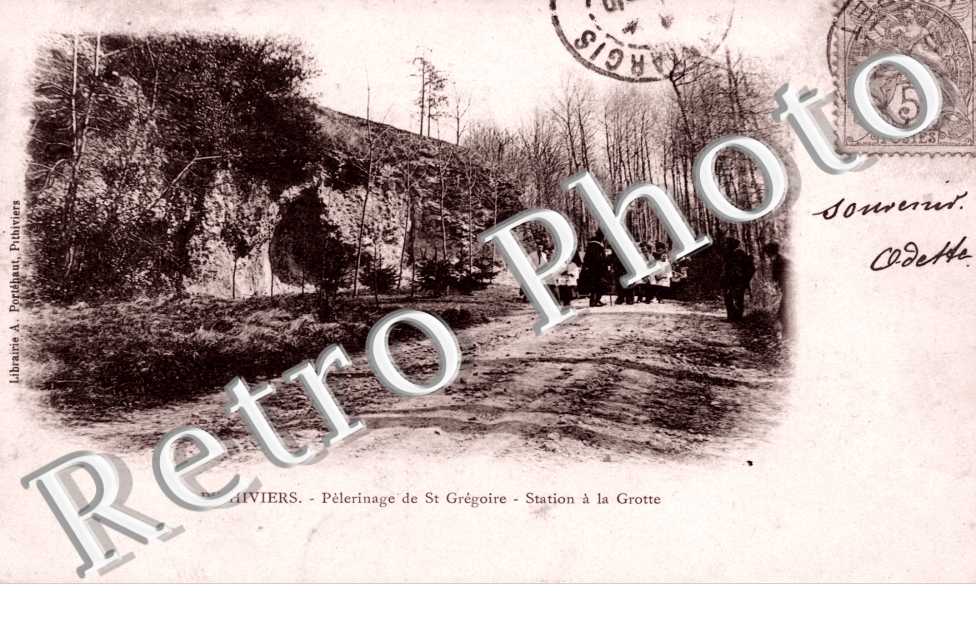 Pelerinage de St. Gregoire - station a la Grotte