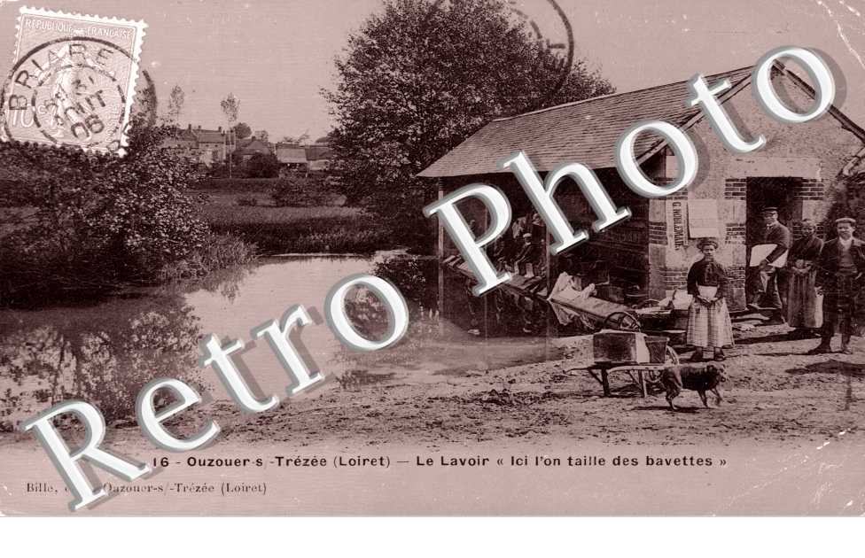 le lavoir "ici l'on taille des bavettes" 