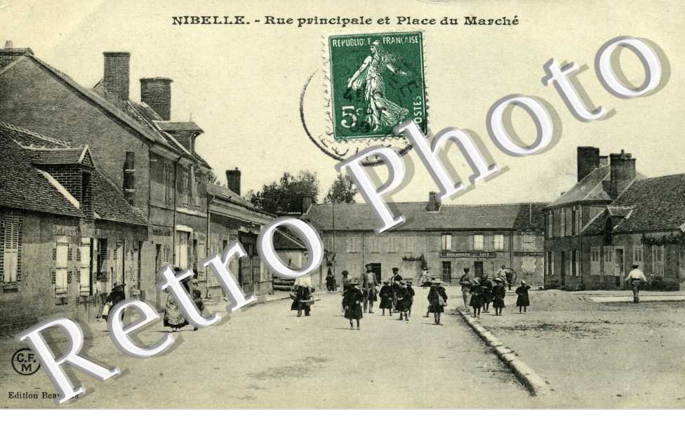 rue principale et place du marche