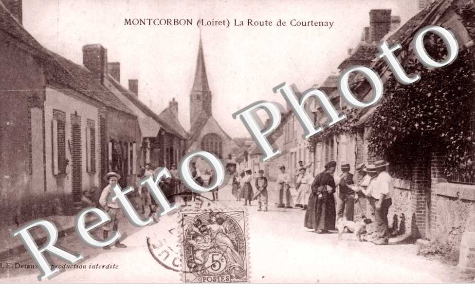 la route de Courtenay
