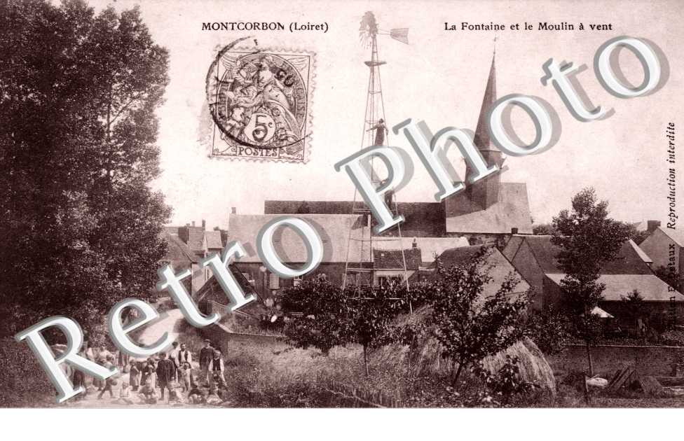 la fontaine et le moulin a vent
