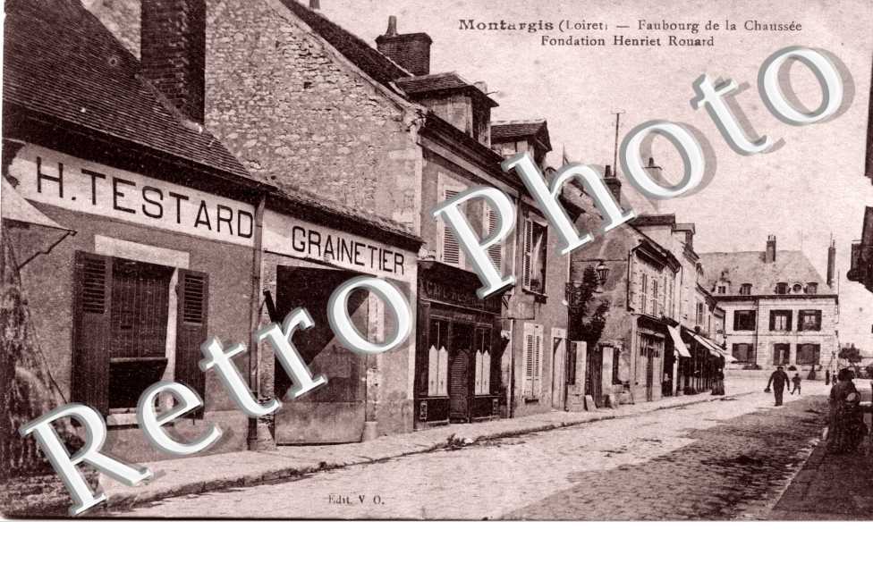 Faubourg de la Chaussee Fondation Henriet Rouard  H. Testard grainetier