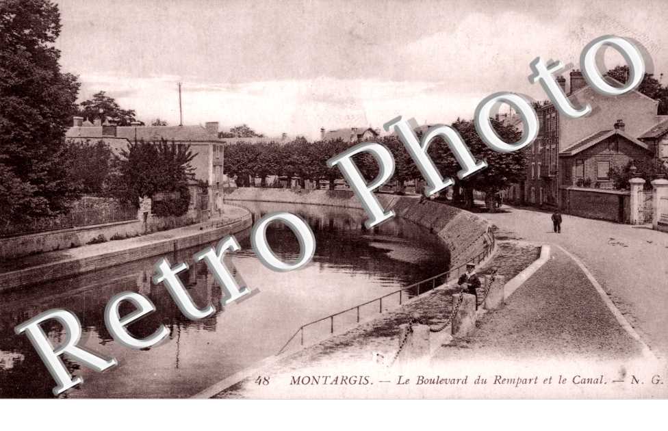 Le Boulevard du Rempart et le Canal