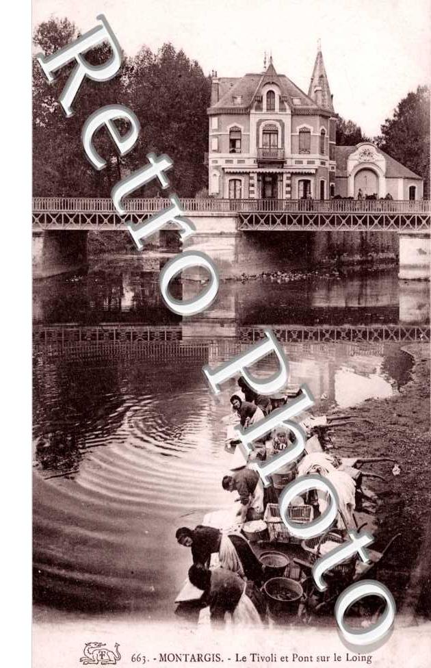 Le Tivoli et Pont sur le Loing