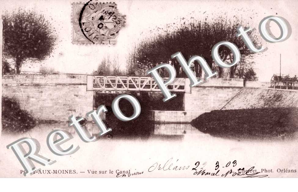 Pont-aux-Moines, vue sur le canal