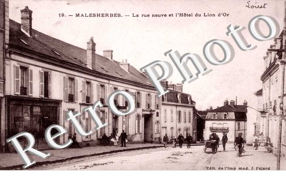 la rue Neuve et l'hotel du Lion