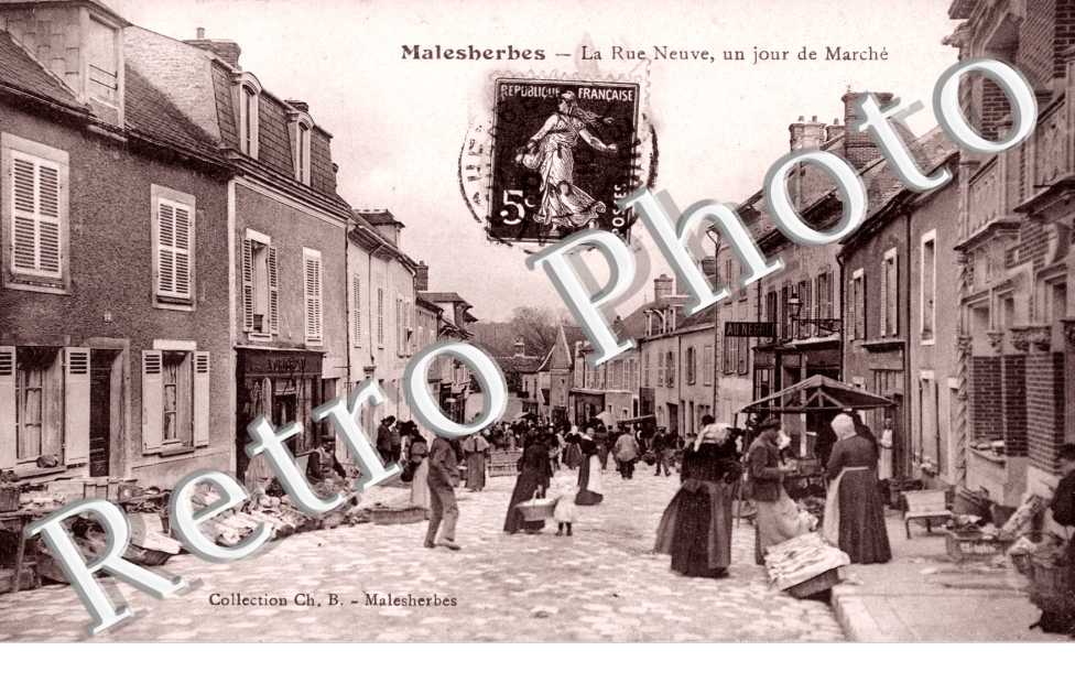 la rue neuve un jour de marche