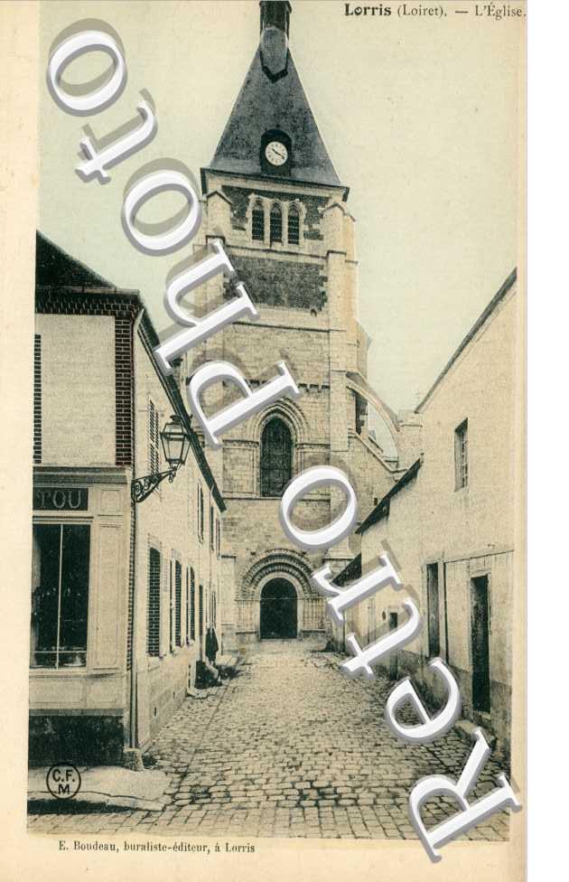 l'eglise - carte couleur