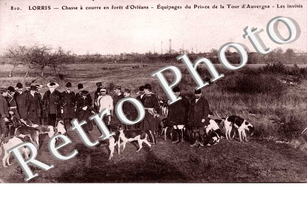 Chasse a Cour en foret d'Orleans  Equipages du Prince de la Tour d'Auvergne