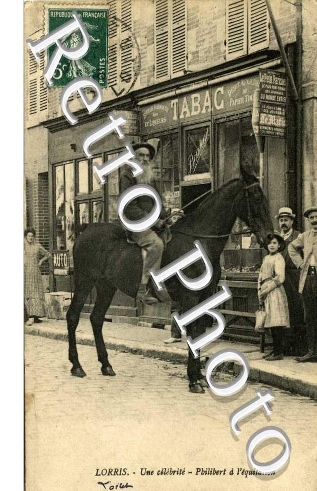 Une celebrite - Philibert a l'equitation