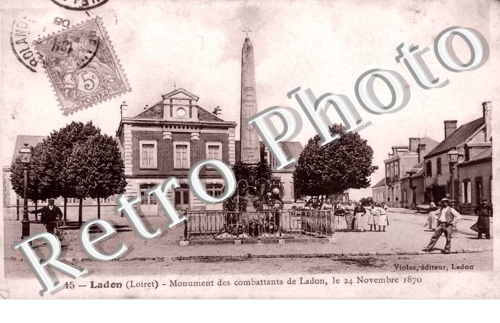 monument des combattants de Ladon, le 24 novembre 1870