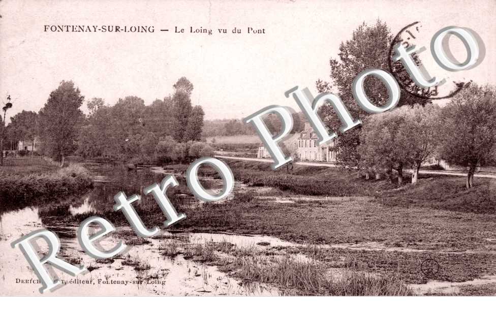 le Loing vu du pont