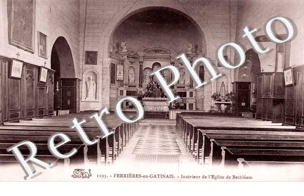 Interieur de l'Eglise de Bethleem