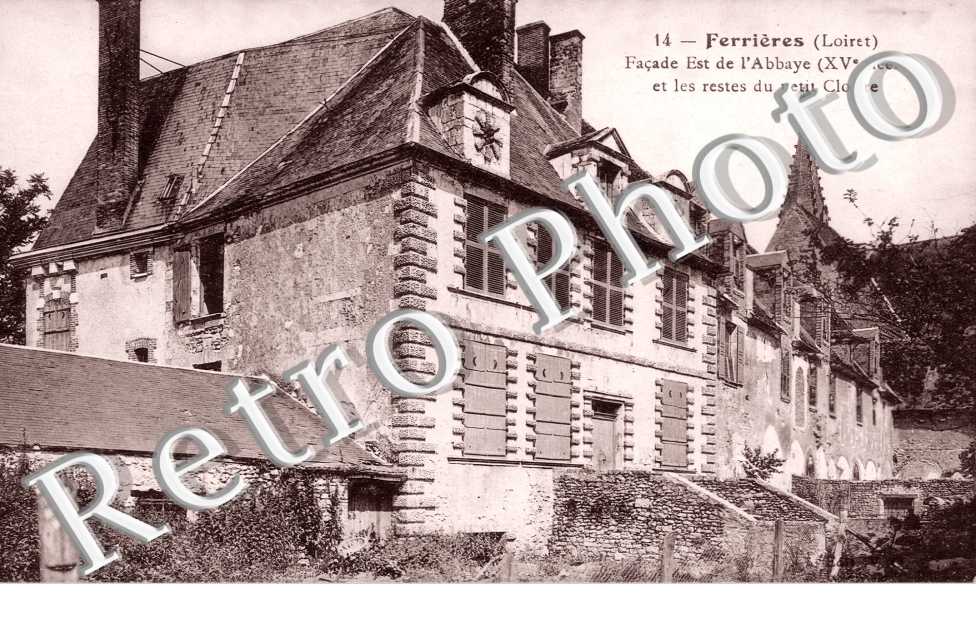 Façade Est de l'Abbaye et restes du Petit Cloître
