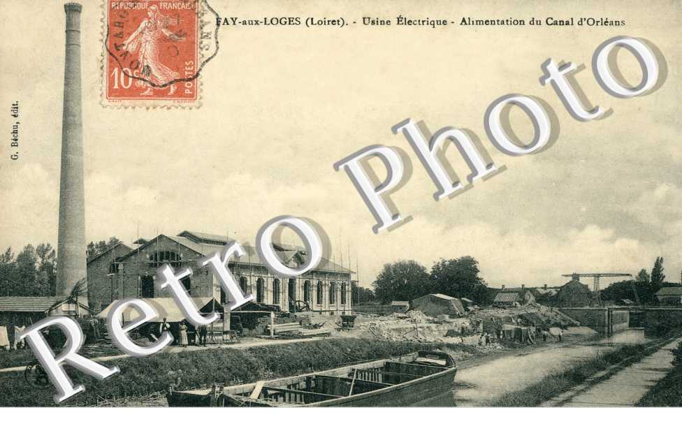 usine electrique Alimentation du canal d'Orleans