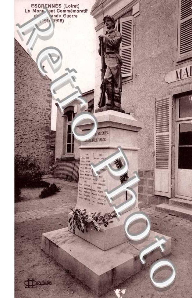le monument commemoratif de la Grande Guerre