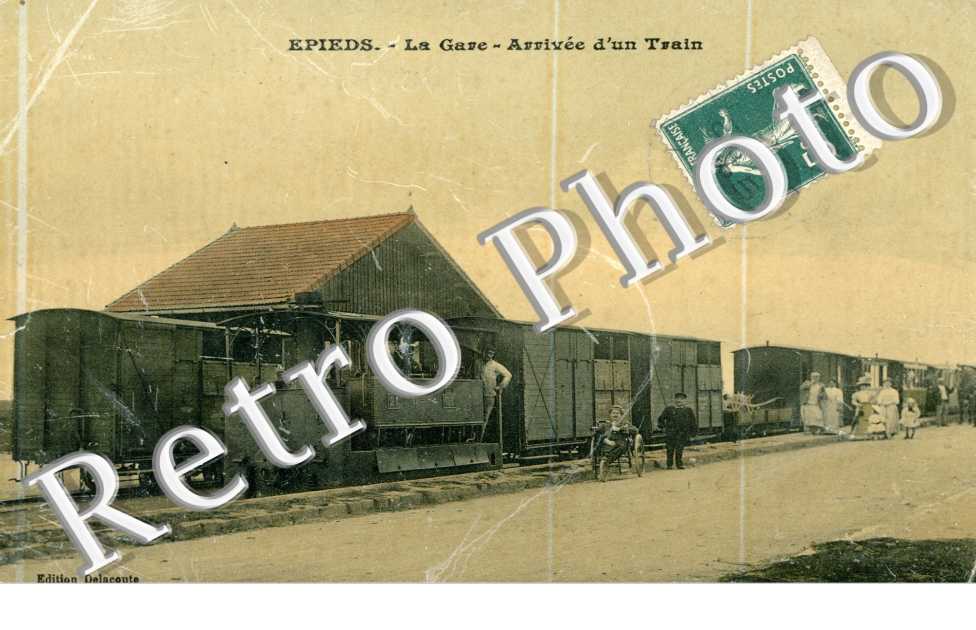 la gare, arrivee d'un train