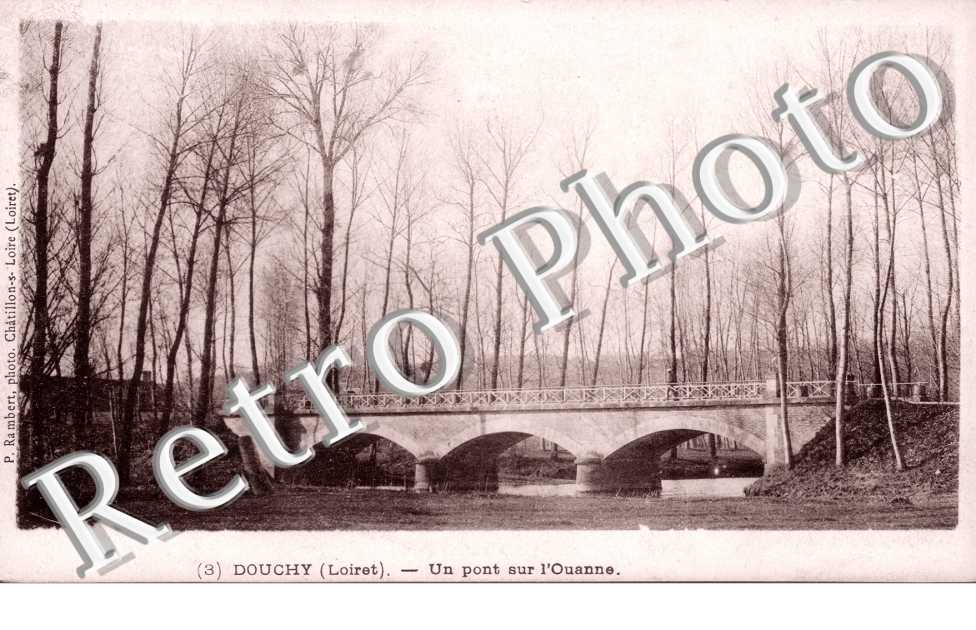 un pont sur l'Ouanne