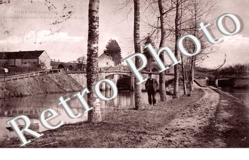 ancienne et nouvelle ecluses du Moulin-Brule