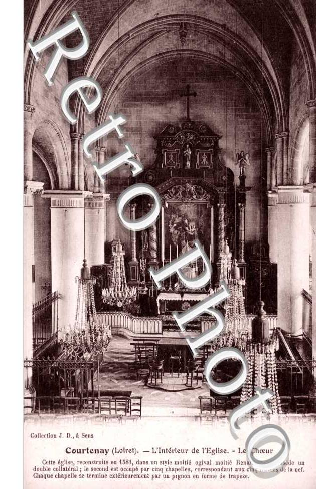 Interieur de l'Eglise, le Choeur