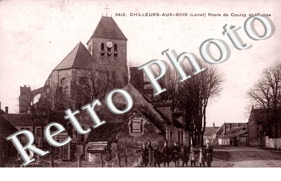 Route de Courcy et l'Eglise