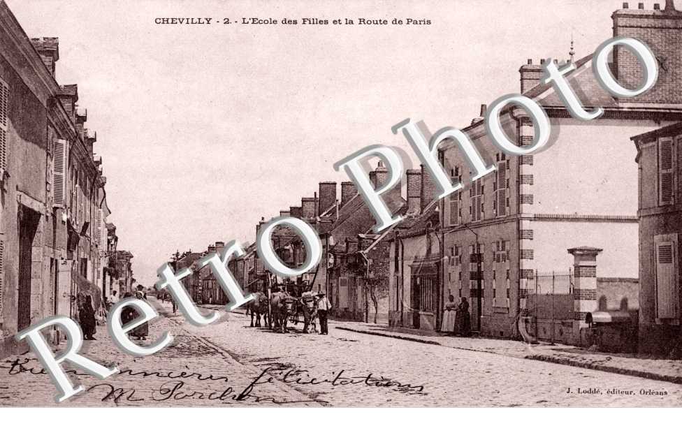 l'ecole des filles et la route de Paris