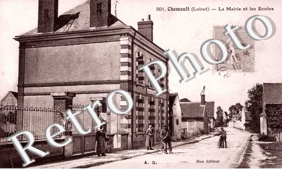 la mairie et les ecoles