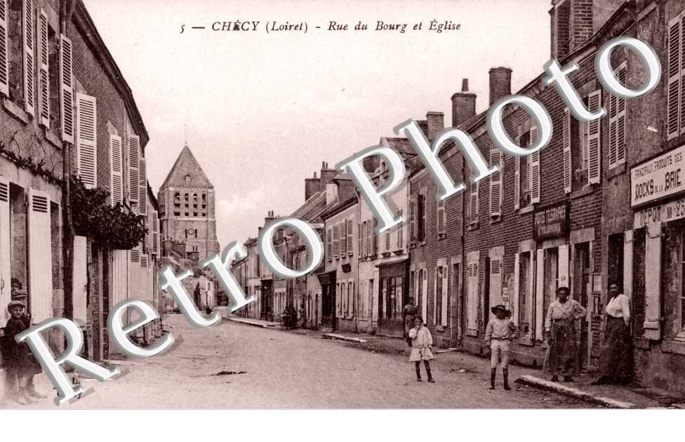 rue du bourg et eglise