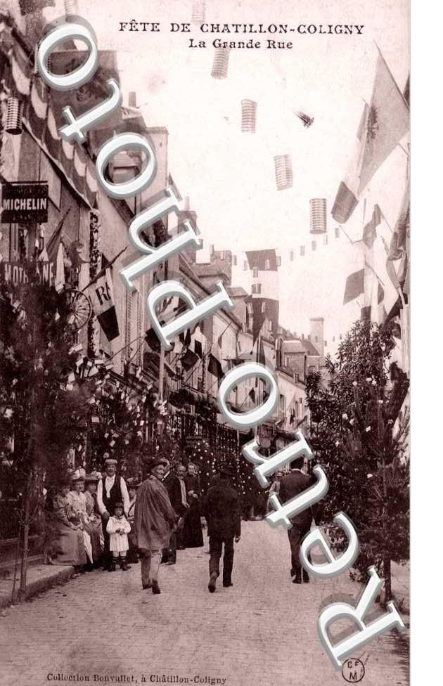 la grande rue, fete de chatillon coligny