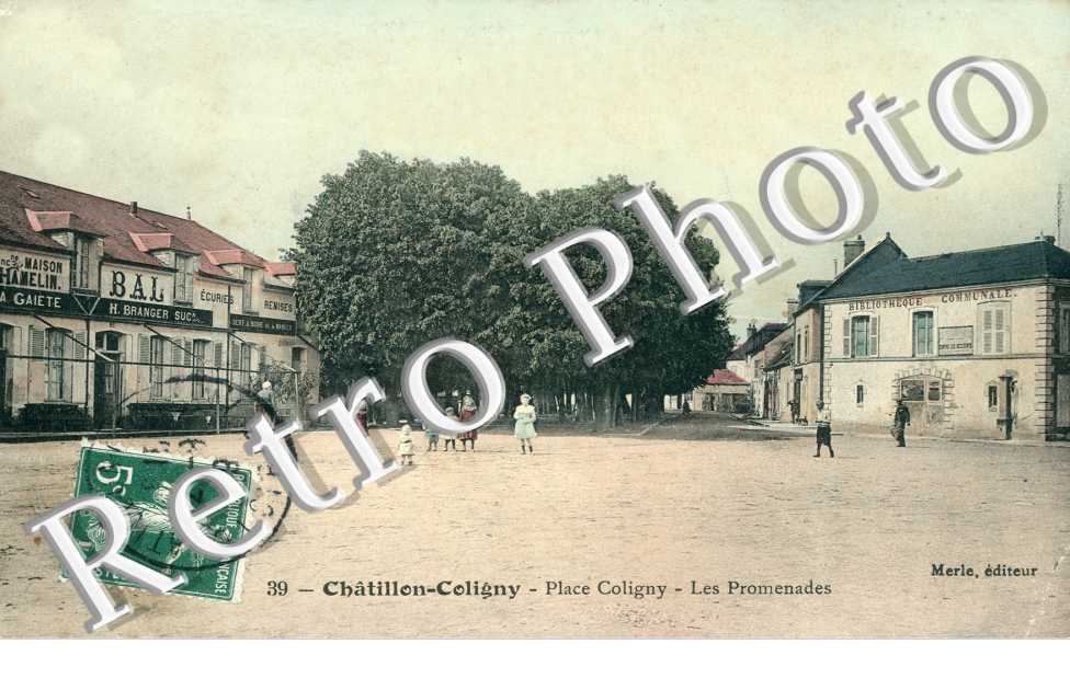 place coligny, les promenades (couleur)