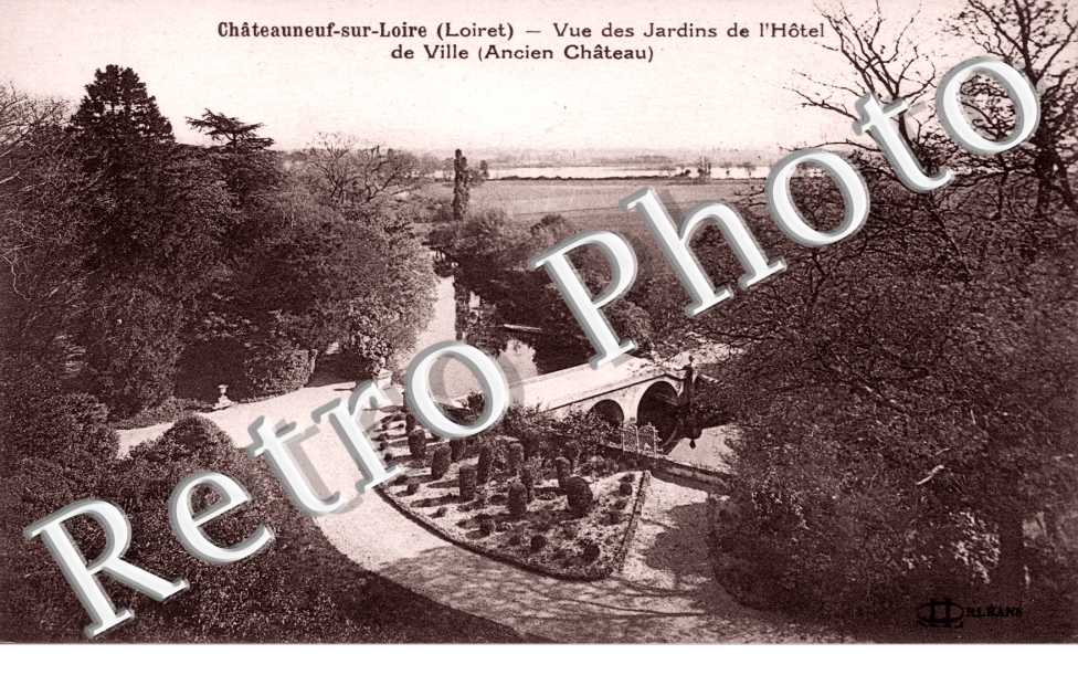 Vue des Jardins de l'Hotel de Ville