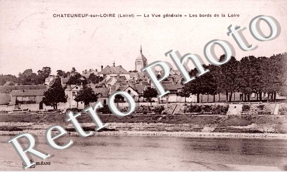 la vue generale, les bords de la Loire