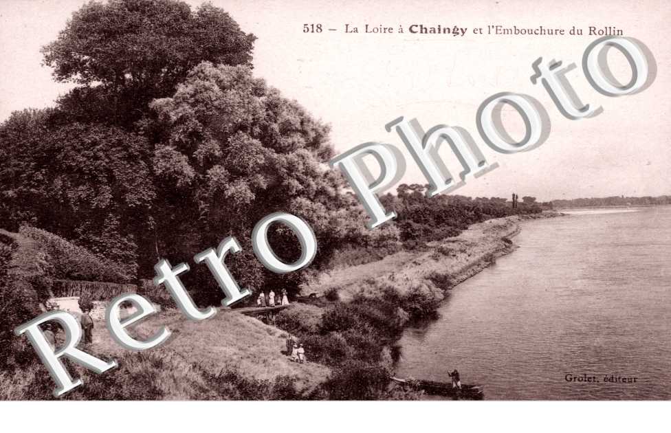 la Loire a Chaingy et l'embouchure du Rollin