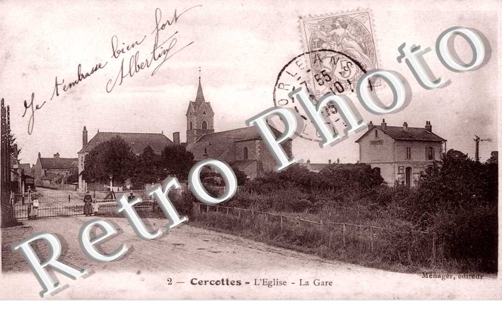 l'eglise, la gare
