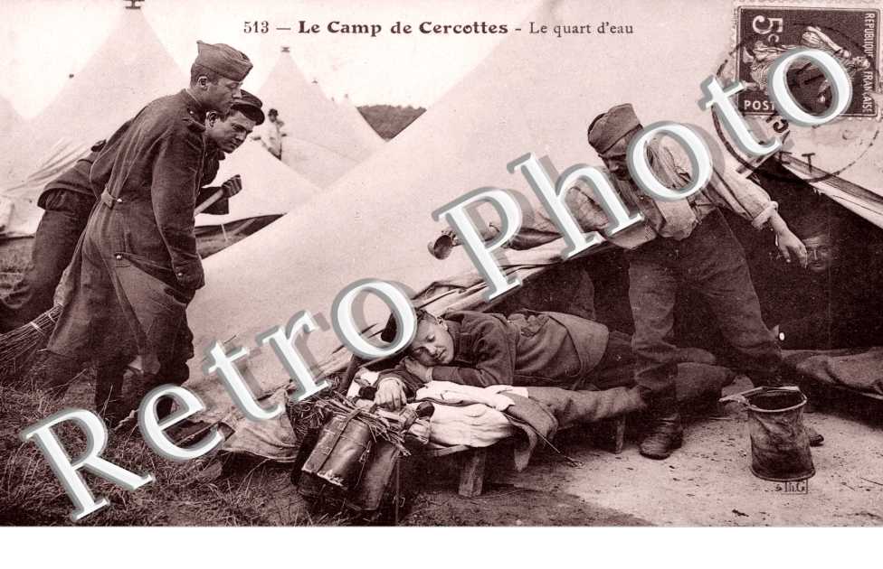 le camp de Cercottes, le quart d'eau