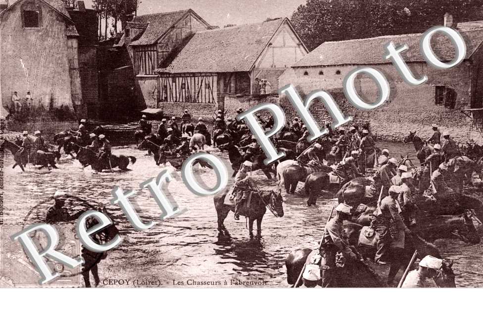 les chasseurs a l'abreuvoir