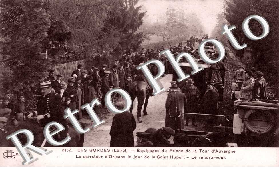 equipage du prince de la tour d'Auvergne, le carrefour d'Orleans le jour de la Saint Hubert