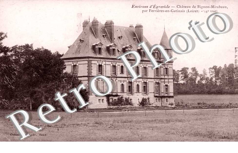 le chateau par Ferriere en Gatinais