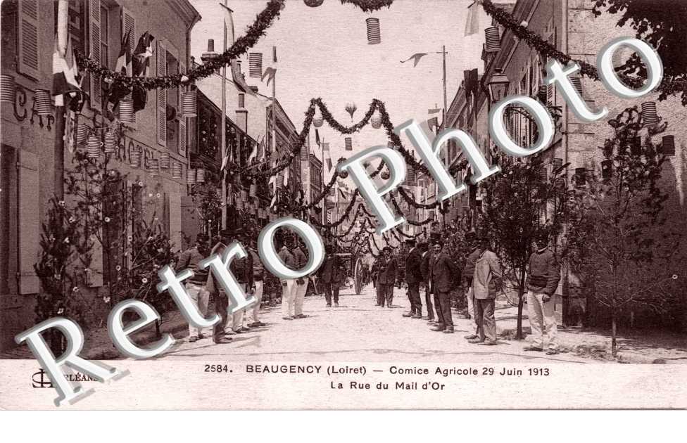 la rue du Mail d'Or - comice agricole 29 juin 1913