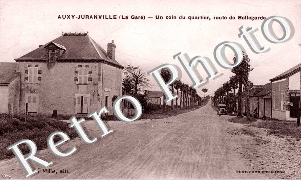 AUXY-JURANVILLE un coin du quartier, route de Bellegarde
