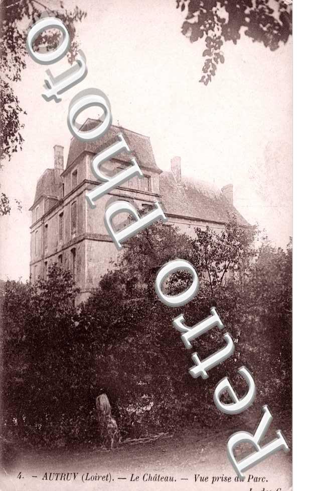 le chateau, vue prise du parc