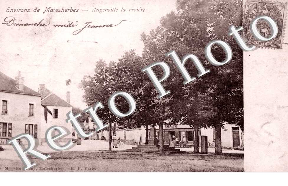 environs de Malesherbes, la place d'Augerville la Riviere
