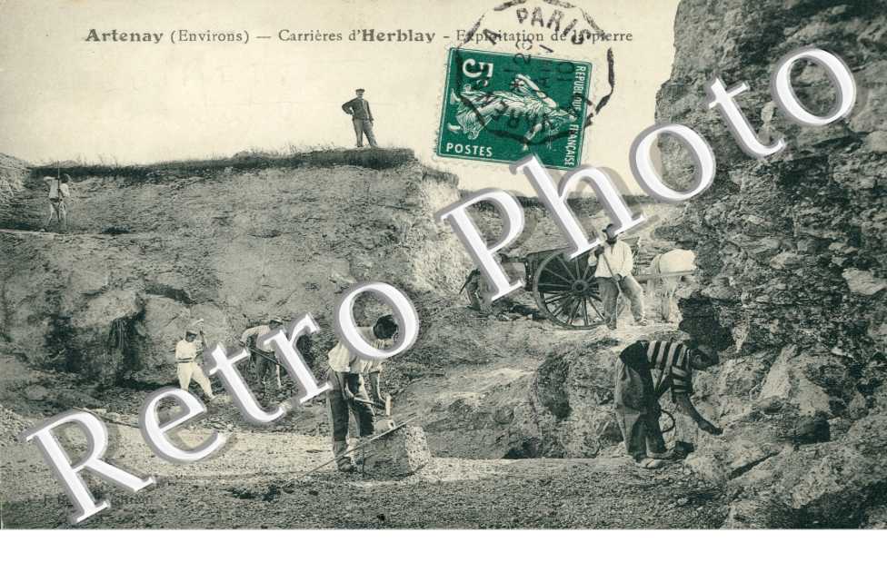 carrieres d'Herblay, exploitation de la pierre